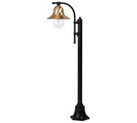 K.S. Verlichting Farola Toscane 1 luz 150 cm, negra