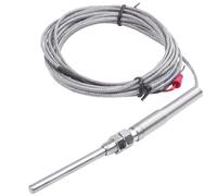 K Tipo 50x5mm 800C Sonda Cable del sensor de temperatura del termopar 9.8 pies 3 Metros