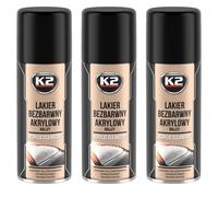 K2 Spray Laca Acrílica Transparente Barniz - Secado Rápido y Alta Resistencia - Acabado Brillante para Metal, Madera y Plástico - 400ml (3)