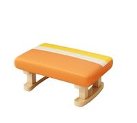 K5d1P9m7 Banco Zapatero para Pasillo Taburete bajo for el hogar, Taburete pequeño de Madera Maciza, for Mesa Centro, for Puerta, for Cambiar Zapatos(Orange)