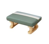 K5d1P9m7 Banco Zapatero para Pasillo Taburete bajo for el hogar, Taburete pequeño de Madera Maciza, for Mesa Centro, for Puerta, for Cambiar Zapatos(Green)