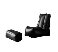 K5d1P9m7 Silla Tipo puf Sofá Perezoso Individual, sillón Suave for Silla reclinable for apartamento pequeño en casa(Negro)