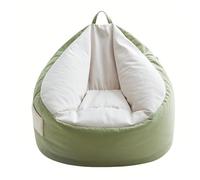 K5d1P9m7 Silla Tipo puf Sofá Perezoso, Silla Tipo puf for una Sola Persona, Tumbona reclinable for Sala de Estar y Dormitorio(Green)