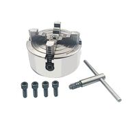 K72-125 Portabrocas de torno de 5 pulgadas y 4 mandíbulas, mandíbula reversible independiente, accesorios de máquina de torneado de metal, para máquina de tornos (K72-125)