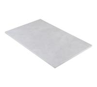 Kaboon Mesa universal de 36 x 20 pulgadas, mesa de melamina sólida de una sola pieza, escritorio doble en L, escritorio flotante para bricolaje, encimera de hogar y oficina, roca blanca
