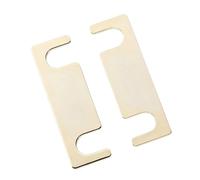 KACCDE Placas de enlace de enlace de cobre para conexión y configuración de postes del hogar, 1 par de placas de puente de unión, terminal de enlace de cobre, conector estéreo de repuesto para el