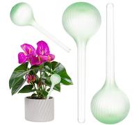 KADAX Bolas de riego de 400 ml para plantas, juego de 2 unidades, riego automático de plantas, plantas en maceta, autoriego, bolas de agua de plástico (verde)