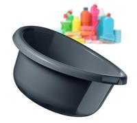 KADAX Cuenco de baño 15L antracita, robusto y resistente a roturas, base estable, para remojo y lavado a mano