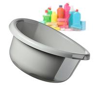 KADAX Cuenco de plástico, cuenco para lavar platos en diferentes tamaños y colores, cuenco resistente, cuenco universal, fregadero para baño, lavadero (8 L, gris)