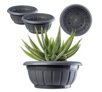 KADAX Cuenco para Flores, Cuenco para Plantas de plástico, 23 cm, Grafito,...