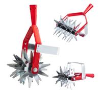 KADAX Cultivador estelar con cuchillo para malezas, fresadora de jardín, trituradora BO-dena, cultivador, césped, malas hierbas, azada de rodillo, trituradora de suelo