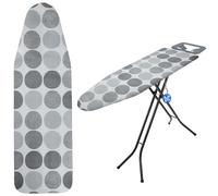 KADAX Funda para tabla de planchar con cordón, funda para tabla de planchar para un planchado más rápido, cubierta universal para tabla de planchar en 2 tamaños, almohadilla de planchado de algodón