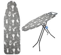 KADAX Funda para tabla de planchar para estación de planchado a vapor, funda para tabla de planchar sin arrugas, funda para tabla de planchar para plancha de vapor, funda de repuesto (gatos 130 x 45