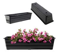 KADAX macetero de plástico, antracita, 60 cm