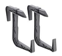KADAX Soporte para Jardinera de Balcón Sin Taladrar, Ganchos Ajustables, Juego de 2 Unidades (Antracita)