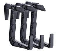 KADAX Soporte para jardinera sin taladrar, juego de soporte para jardinera de balcón, ganchos ajustables y soportes para jardinera, soporte para jardinera para balcón y alféizar de ventana (3 unidades