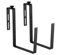 KADAX Soporte para macetero, soporte para maceteros, 2 piezas, negro