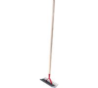 KADAX "Strand" - aireador manual para césped, escarificador metálico para jardín, de doble cara, con mango, 36 cm