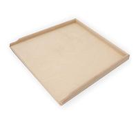 KADAX Tabla de cortar, tabla de servir de madera para charcutería, queso, pan, tabla de cocina grande para masa, tabla de cortar multifuncional (56 x 48,5 cm)