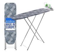 KADAX Tabla de planchar con compartimento, 104 x 30 cm, tabla de planchar al vapor con bandeja de plancha, estación de planchado de vapor compacta con base de espuma (Eklpise)