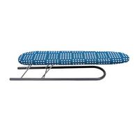 KADAX Tabla de planchar mangas 50 x 11 cm, tabla de planchar plegable con funda extraíble para planchar camisas con precisión, tabla de planchar pequeña para mangas, tabla de planchar de mesa (azul)