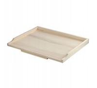 KADAX Tabla para hornear de madera de álamo, tabla para masa, tabla para...
