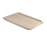 KADAX Tabla para hornear de madera de álamo, tabla para masa, tabla para...