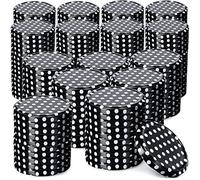 KADAX Tapas de Rosca fi 66 mm Juego de 200 Negro - Metal Twist-Off con junta hermética, tapas de repuesto reutilizables para tarros y frascos de vidrio