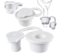 KADAX Tapón de goma con orificio para tubos de fermentación, tapón hermético para fermentación, tapón de fermentación, cierre para recipiente de fermentación, cubo de agua y globo de fermentación