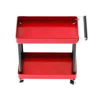 Kadimendium Mini Carro de Almacenamiento de Herramientas de 2 Niveles Taller Móvil Duradero para Modelo a Escala 1/8 1/10 /12/16 Metal (#3)