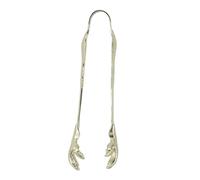 Kadimendium Pinza para Hielo Estilo Garra, Forma de Garra de águila de Acero Inoxidable Duradera para Uso Doméstico y de Barra, 1 Unidad (Chapado en oro)