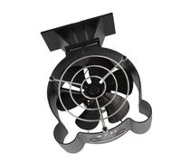 Kadimendium Ventilador Compacto de Estufa de 6 Aspas Alimentado por Calor con Cubierta Protectora para un Flujo de Aire Eficiente en Chimeneas y Estufas de Leña Aluminio 5.1x2.2x6.5in