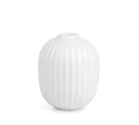 Kähler Candelero redondo Ø8,5 cm Hammershøi Diseño danés hecho a mano, blanco