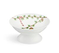 Kähler Cuenco de navidad con pie Hammershøi Ø16 cm blanco