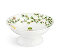 Kähler Cuenco de navidad con pie Hammershøi Ø23 cm blanco