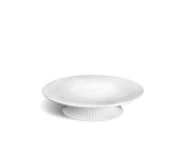 Kähler Plato de tarta con pie Hammershøi Ø30 cm blanco