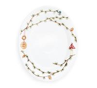 Kähler Plato ovalado Hammershøi Christmas 22.5x28.5 cm