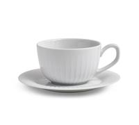 Kähler Taza con plato Hammershøi blanco