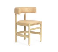 Källemo Sillón Botero Cuero Tärnsjö 8800 natural - base de fresno lacada