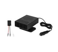 Kaeltsyn Ventilador Calefactor enchufable, Base Purification mo 12V | Flujo de aire calentado para parabrisas, y niebla, calor suplementario para interior del vehículo, carcasa