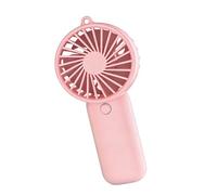 Kaeltsyn Ventilador portátil de mano con batería reemplazable que alimenta por 2 celdas estándar 3A para viajes, oficinas y viajes al aire libre