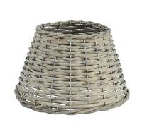 Kaemingk Collar de mimbre para árbol de Navidad, color gris, 25 cm, para árboles pequeños de hasta 60 cm