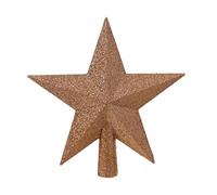 Kaemingk Decoración para árbol de Navidad (plástico, 19 cm), diseño de estrella con purpurina