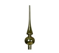 Kaemingk Punta de cristal para árbol de Navidad, 26 cm de alto, diámetro = 6 cm, color romero