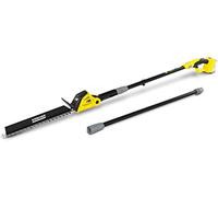 Kärcher 18 V Cortasetos pértiga PHG 18-45, longitud de corte: 45 cm, prolongación, cabezal de corte inclinable, rendimiento: máx. 250-500 m, compatible con la batería Kärcher 18 V, batería no incluida