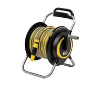 Kärcher HR 3.20 - Soporte para manguera (40 m, flexible, fácil almacenamiento en la pared y uso móvil en el jardín, incluye manguera de 20 m y accesorios), color negro