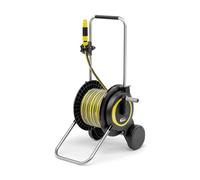 Kärcher Carro de manguera HT 3.20 – compacto, base extra ancha, manguera 20 m, color negro