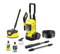 Kärcher Hidrolimpiadora K 4 FJ Home, presión: máx. 130 Bar, caudal: 420 l/h, Rendimiento de Superficie: 30 m²/h, Incl. Kit para el hogar y Boquilla de Espuma, Amarillo