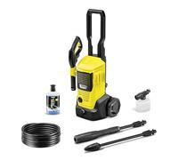 Kärcher - Lavadora de alta presión K 4 FJ, presión: 130 bar, caudal: 420 l/h, potencia de superficie 30 m²/h, fresa de suciedad, con champú auto 3 en 1 + boquilla de espuma