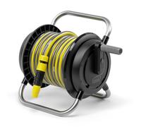 Karcher Soporte de manguera HR 2.10 – Manguera 10 m, acoplamientos, adaptador y jeringa, negro